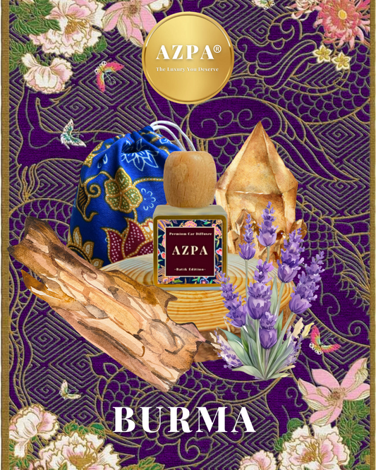 AZPA®️Burmaa Batik Edition Car Diffuser ( 10ml )