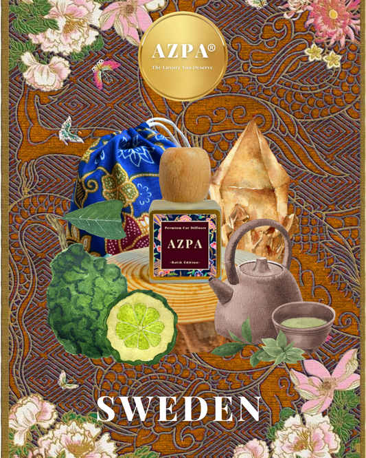 AZPA®️Sweden Batik Edition Car Diffuser ( 10ml )